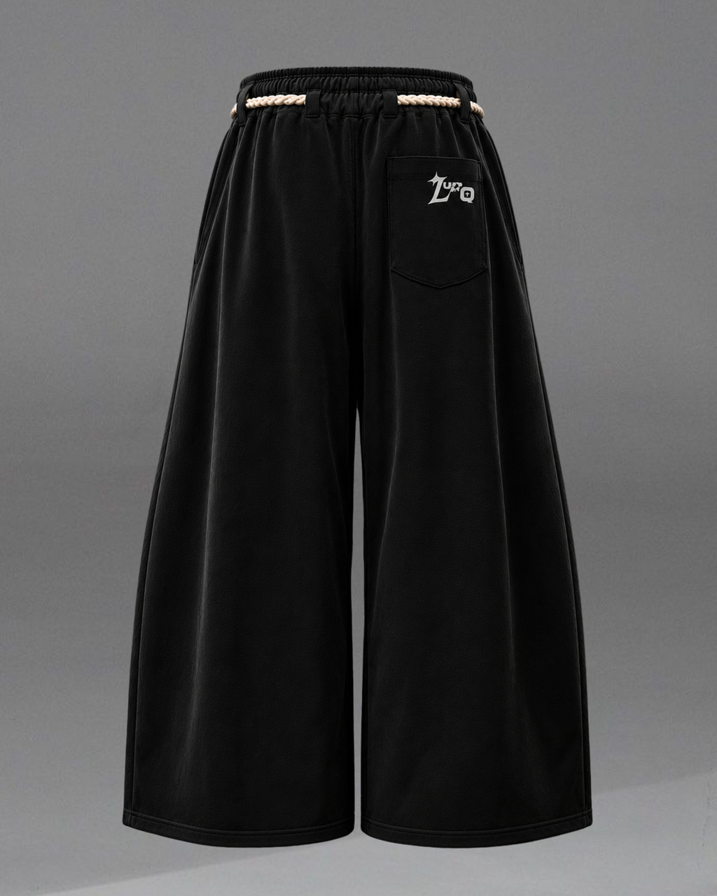 Midnight Bloom Wide-Leg Joggers
