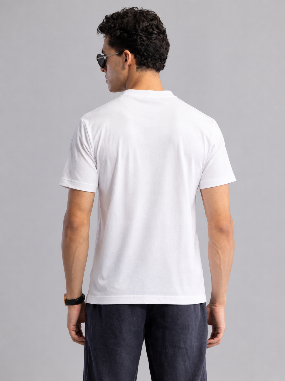 White Crop Tee