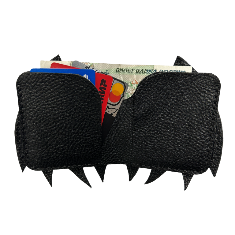 Bat Wallet Leather