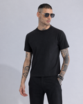 Black Crop Tee